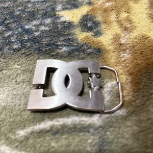 Vintage DC Belt Buckle Silver DC Belt Buckle
